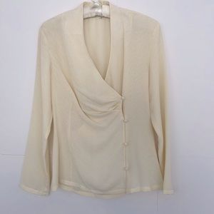 Nine to Five Ivory Blouse Size 40